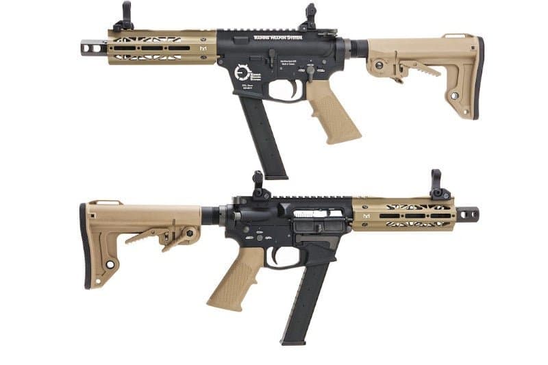 PDW 9mm SBR Shorty Airsoft Gun – Dark Eath