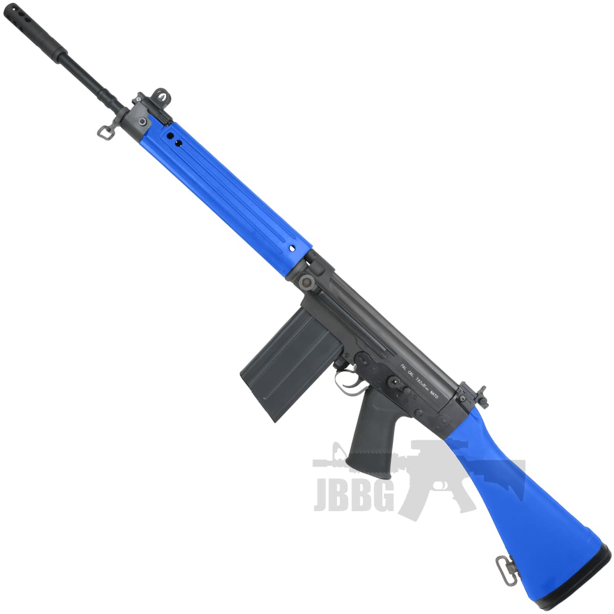 FAL AEG Full-Length Version 2 Airsoft Rifle Blue — image 2