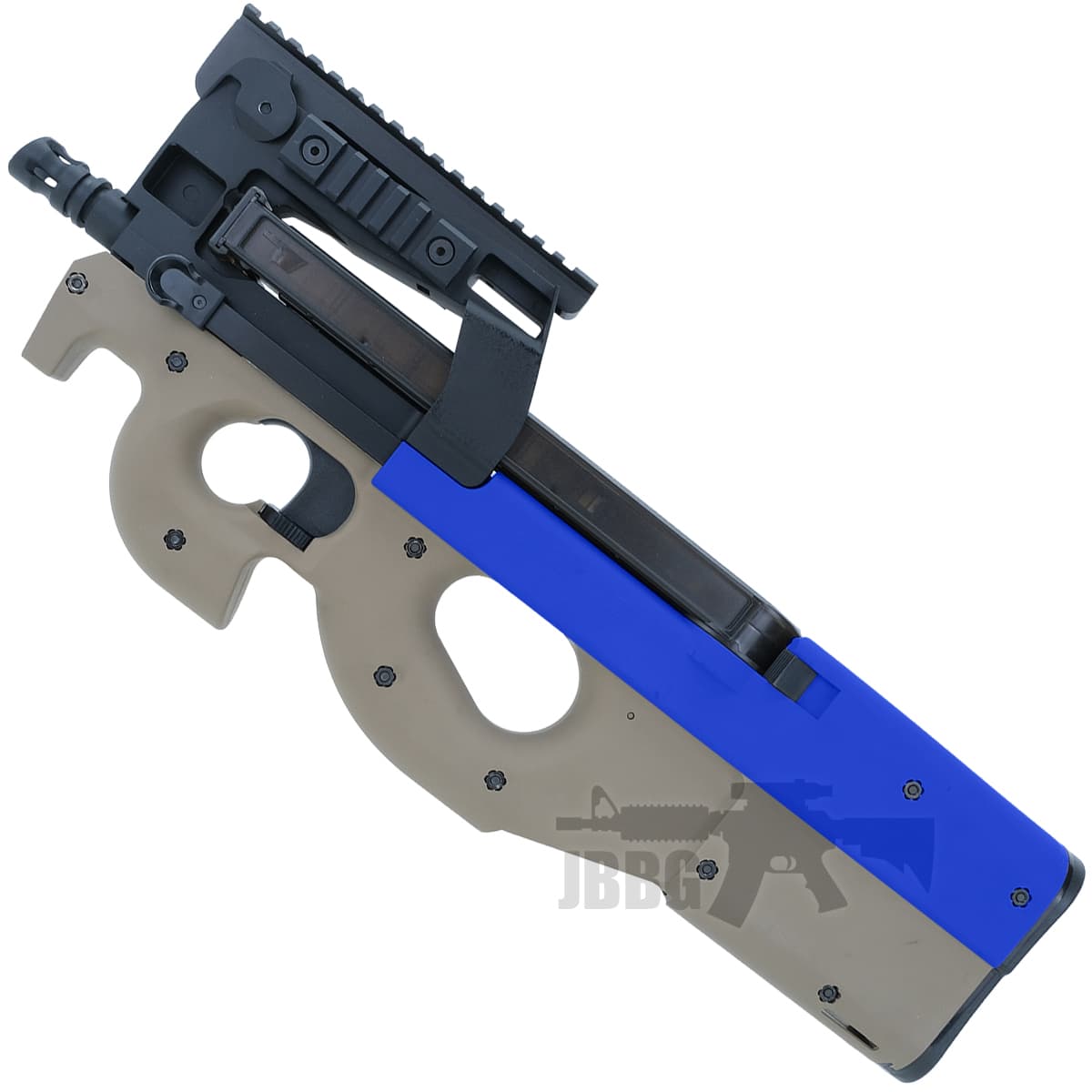 M3 Tactical P90 AEG Airsoft Gun Blue — image 2