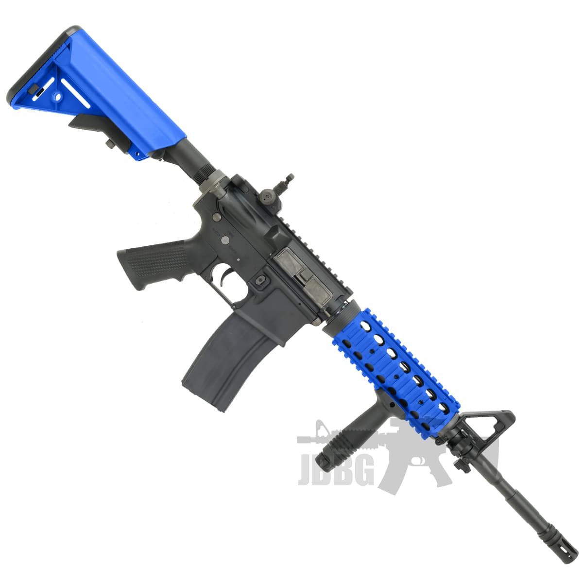 M4 RIS with Mosfet Advance Airsoft Gun Blue
