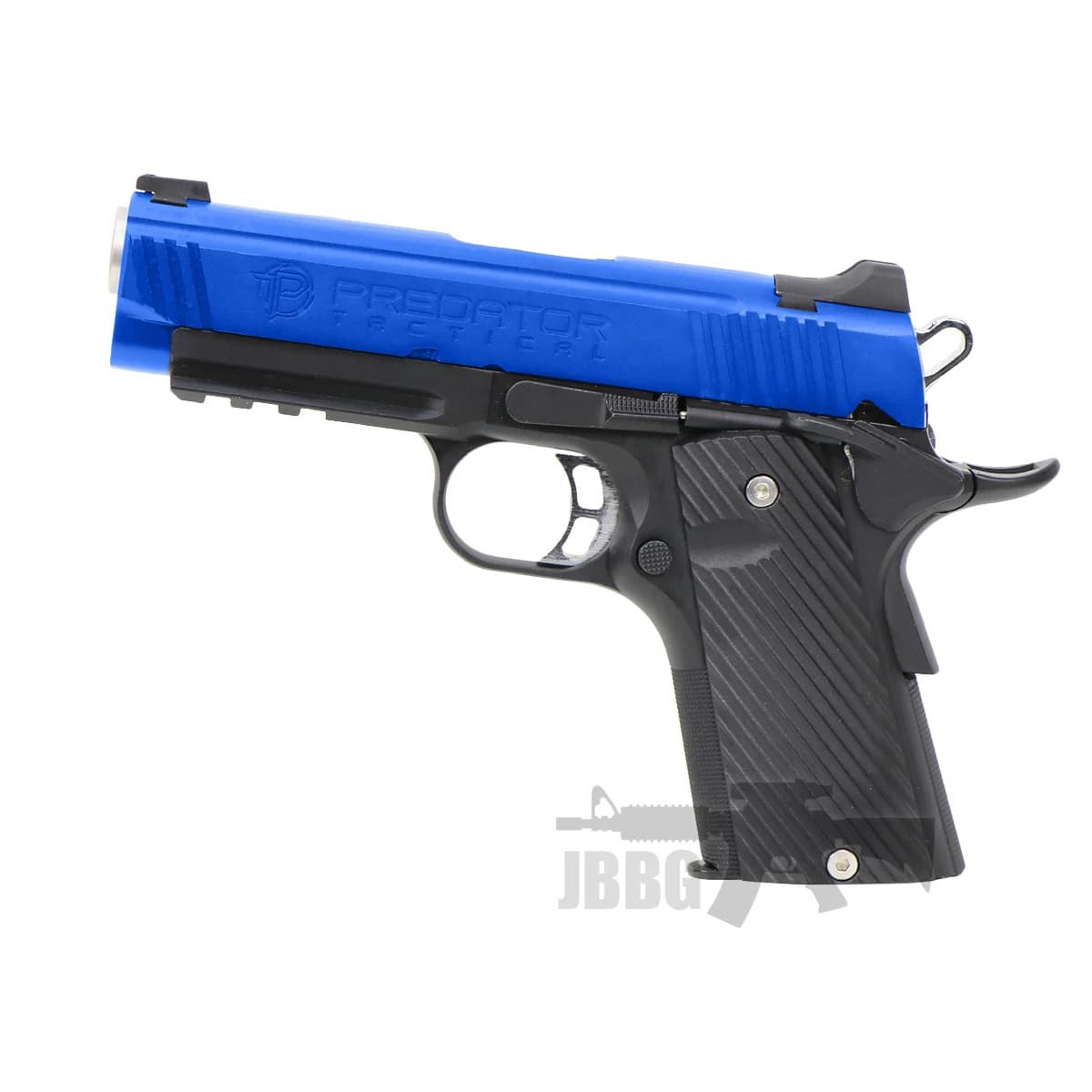 Predator Tactical Shrike 1911 Rail Compact Airsoft Pistol Blue