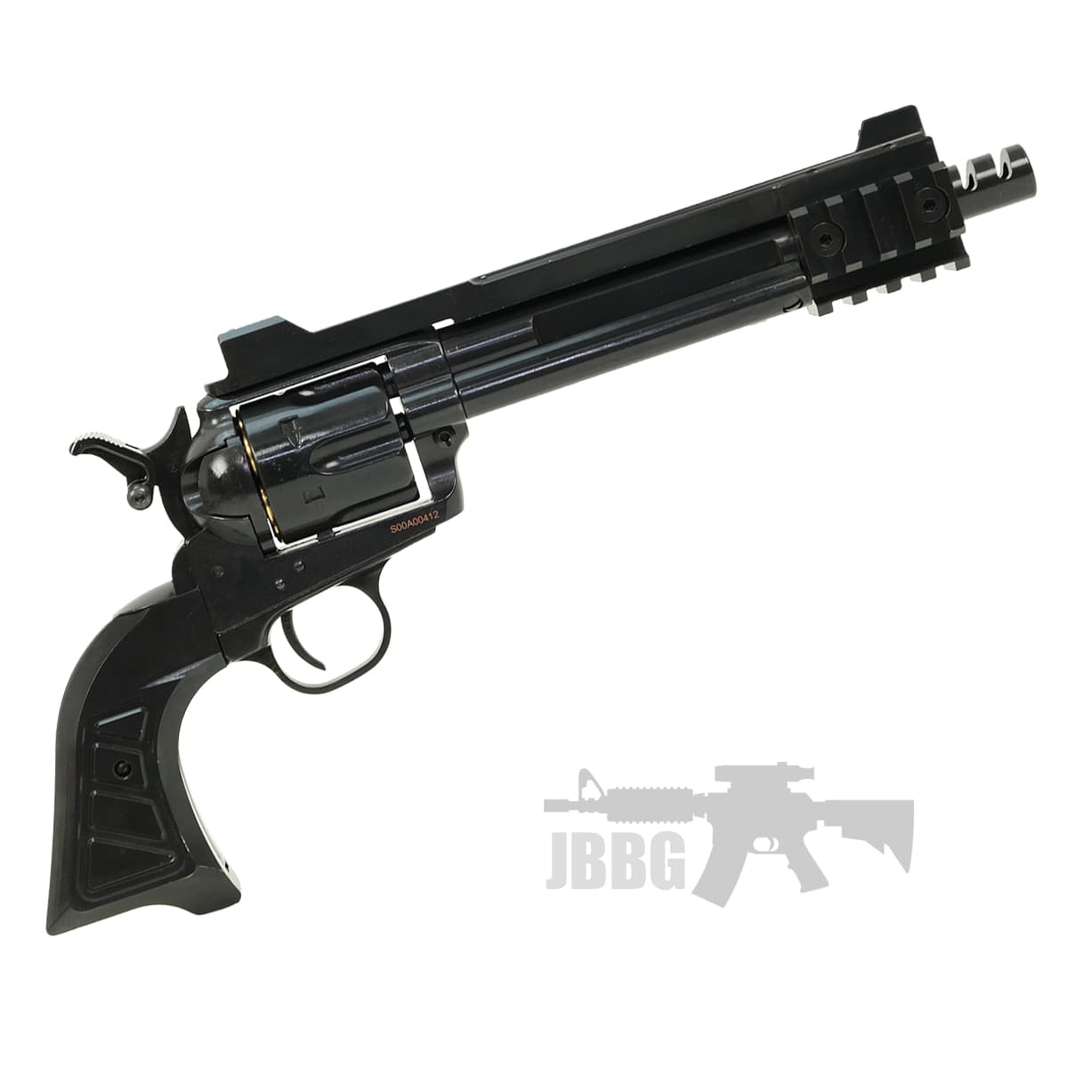SAA .45 Devil Gas Airsoft Revolver Blue — image 2
