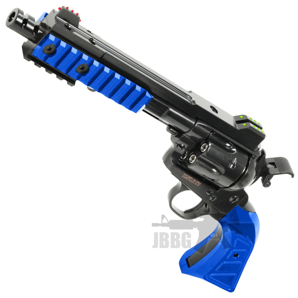 SAA .45 Devil Gas Airsoft Revolver Blue