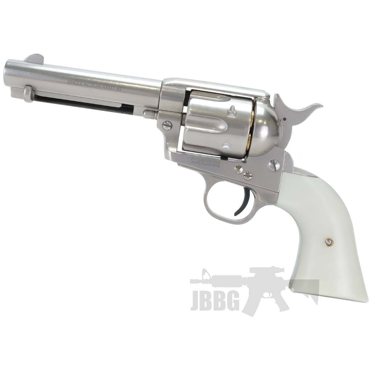 SAA .45 Peacemaker Airsoft Gas Revolver S – Silver