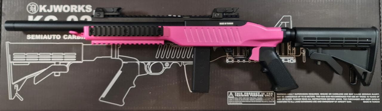 KC-02 Mk II Gas Blowback Rifle – Pink
