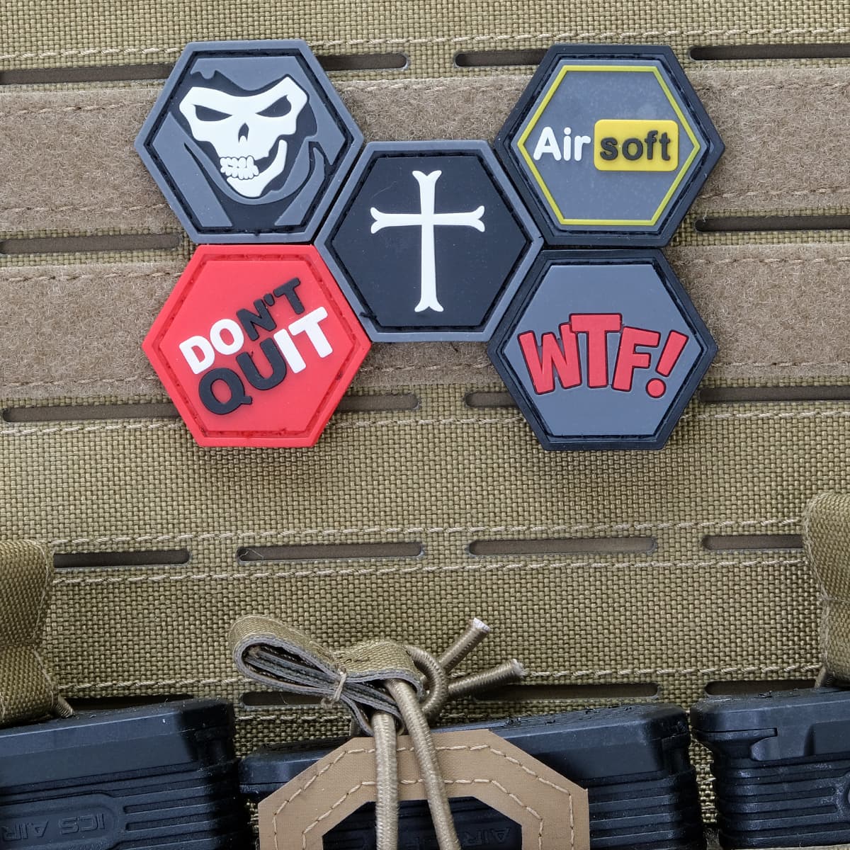 Templar Cross Ballistic Hex Patch BH00005 — image 2