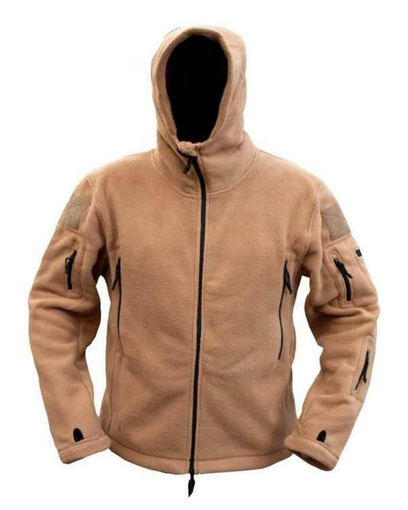 Mens Recon Hoodie Fleece Coyote — image 2