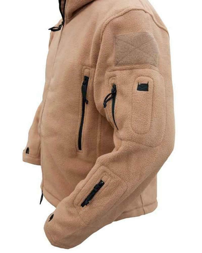 Mens Recon Hoodie Fleece Coyote — image 3