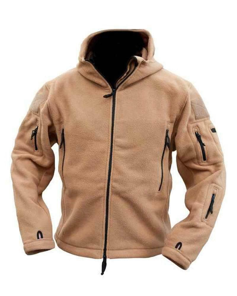 Mens Recon Hoodie Fleece Coyote