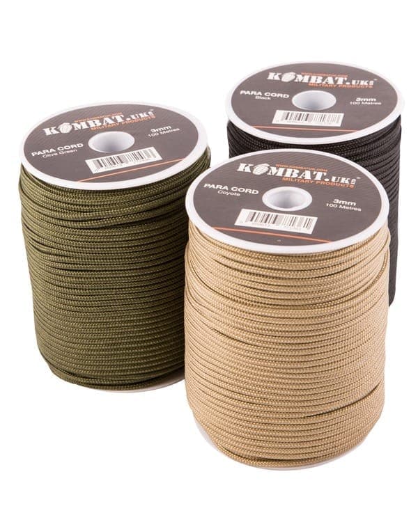 BOBINA PARACORD 100 METRI – COYOTE – KOMBAT — image 2