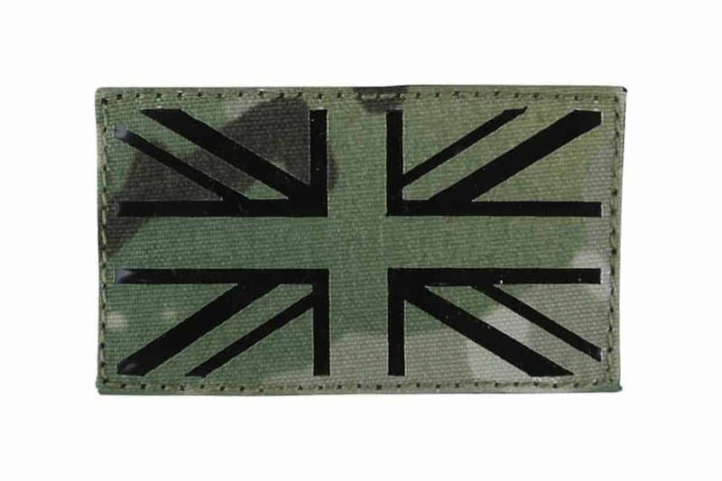 flag laser cut patch - BTP