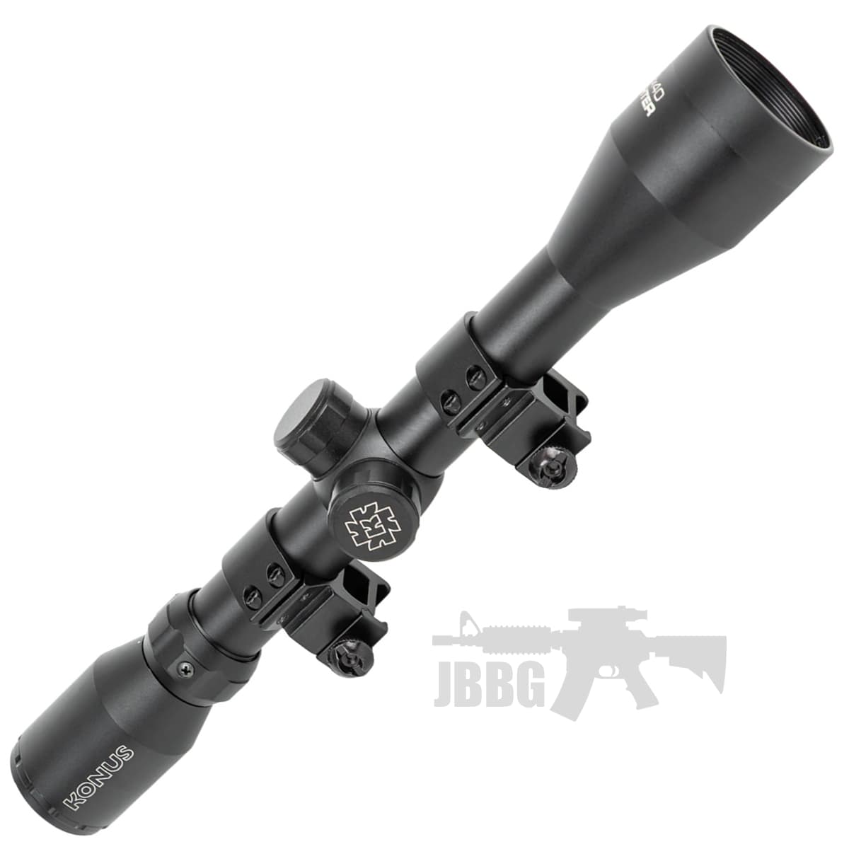 Fighter 3-9 X40 Mil Dot Rifle Scope with Picatinny Mounts — image 2