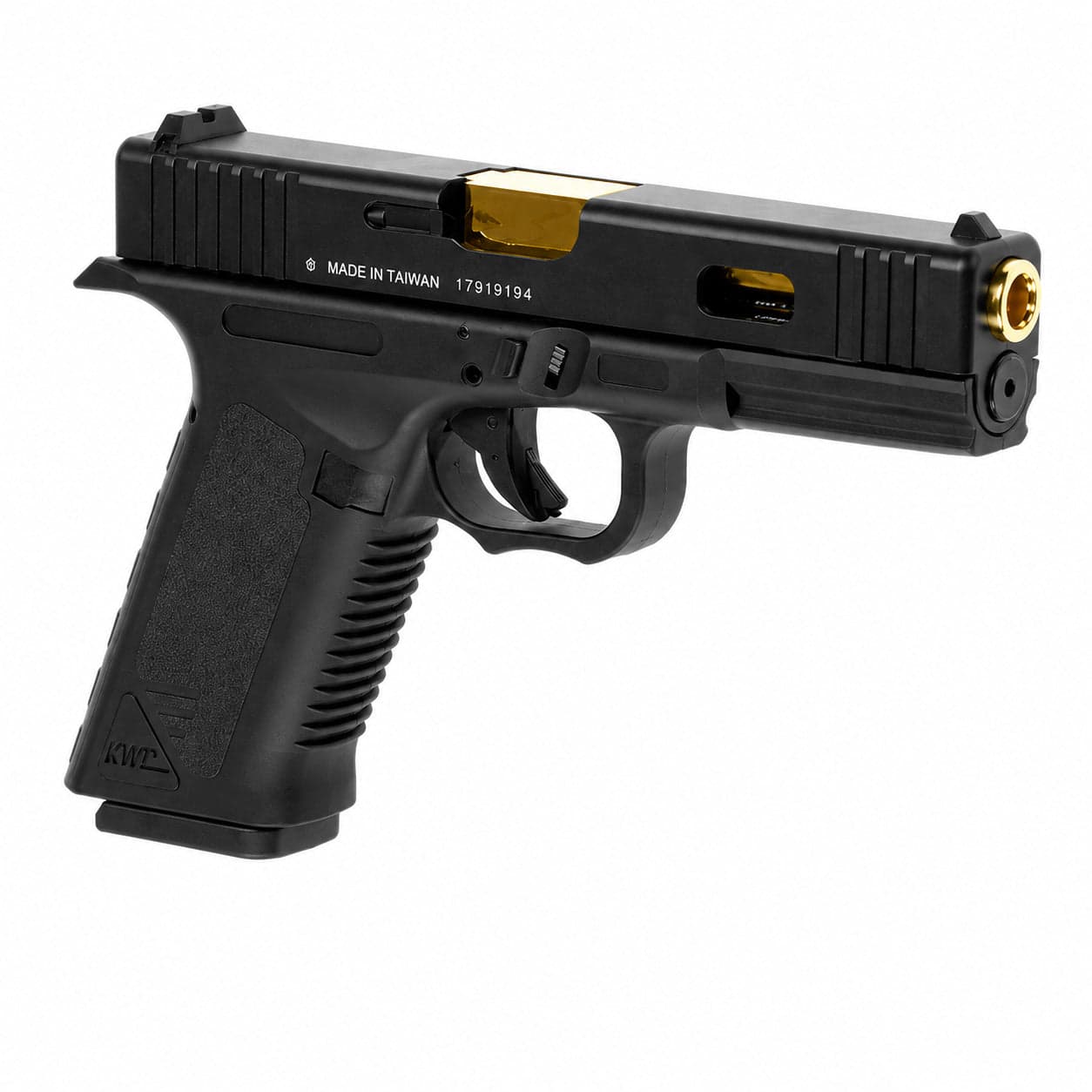 Airsoft 17 Custom CO2 Pistol 6mm Gold Barrel — image 2