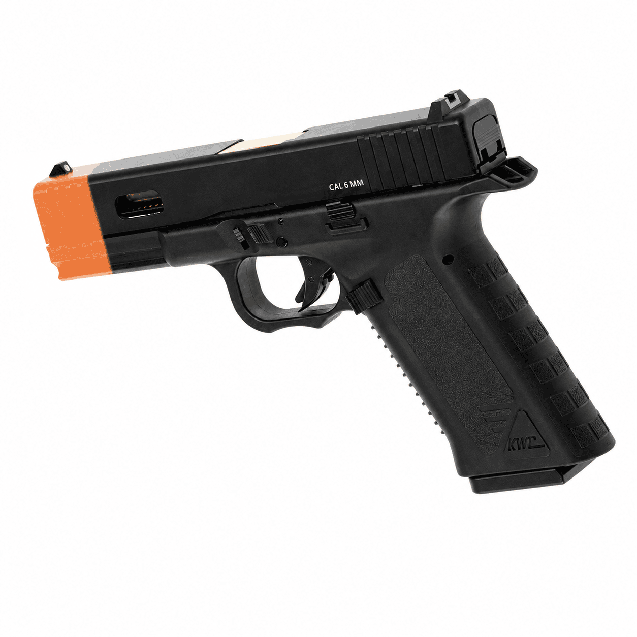 Airsoft 17 Custom CO2 Pistol 6mm Gold Barrel