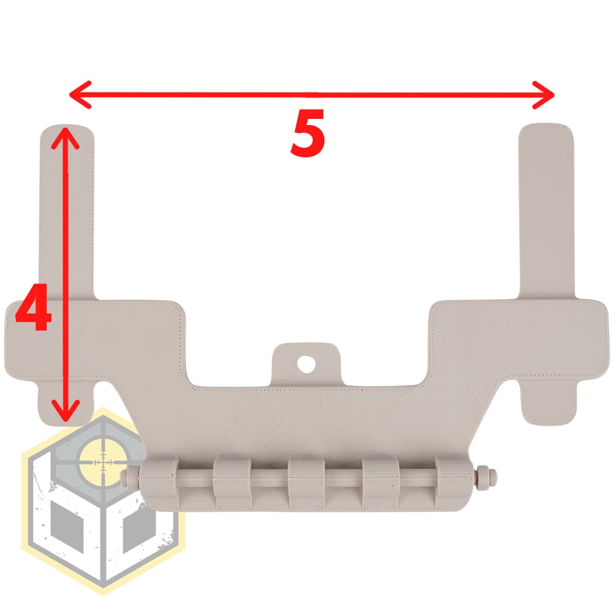 Molle 5×4 Frame for Ultra Phone Case Holder – Storm (PP03) 025 — image 2