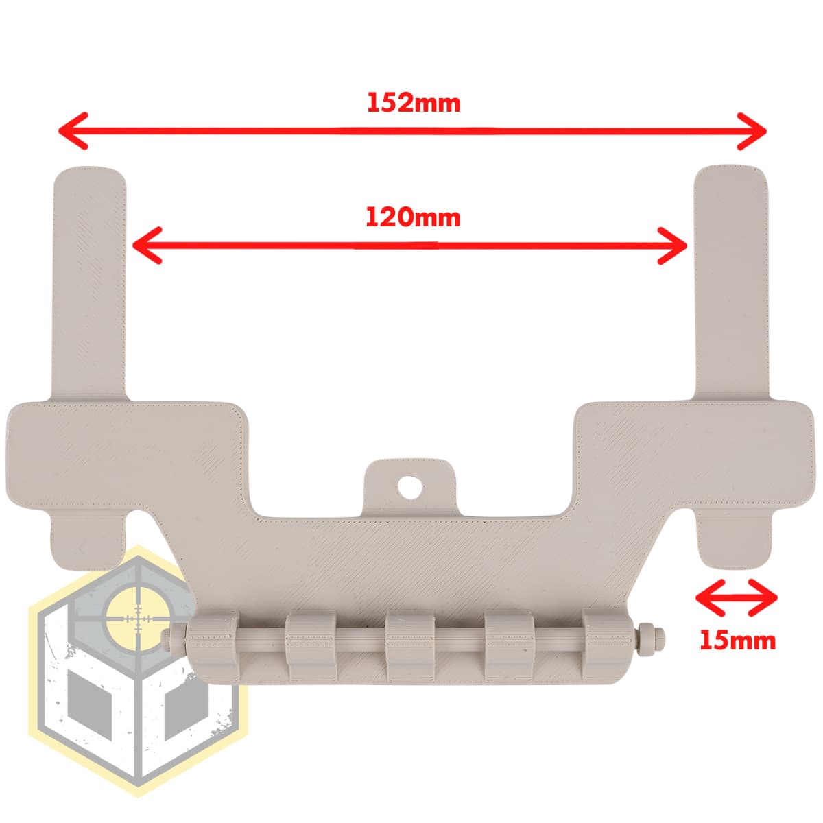 Molle 5×4 Frame for Ultra Phone Case Holder – Storm (PP03) 025 — image 3