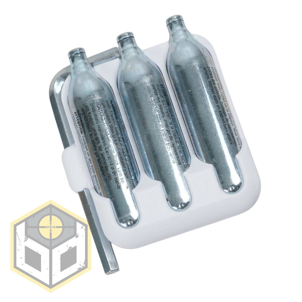 Edition White 12g Co2 Cartridge and Hex Key Holder 3 (CO3W) 044 — image 2