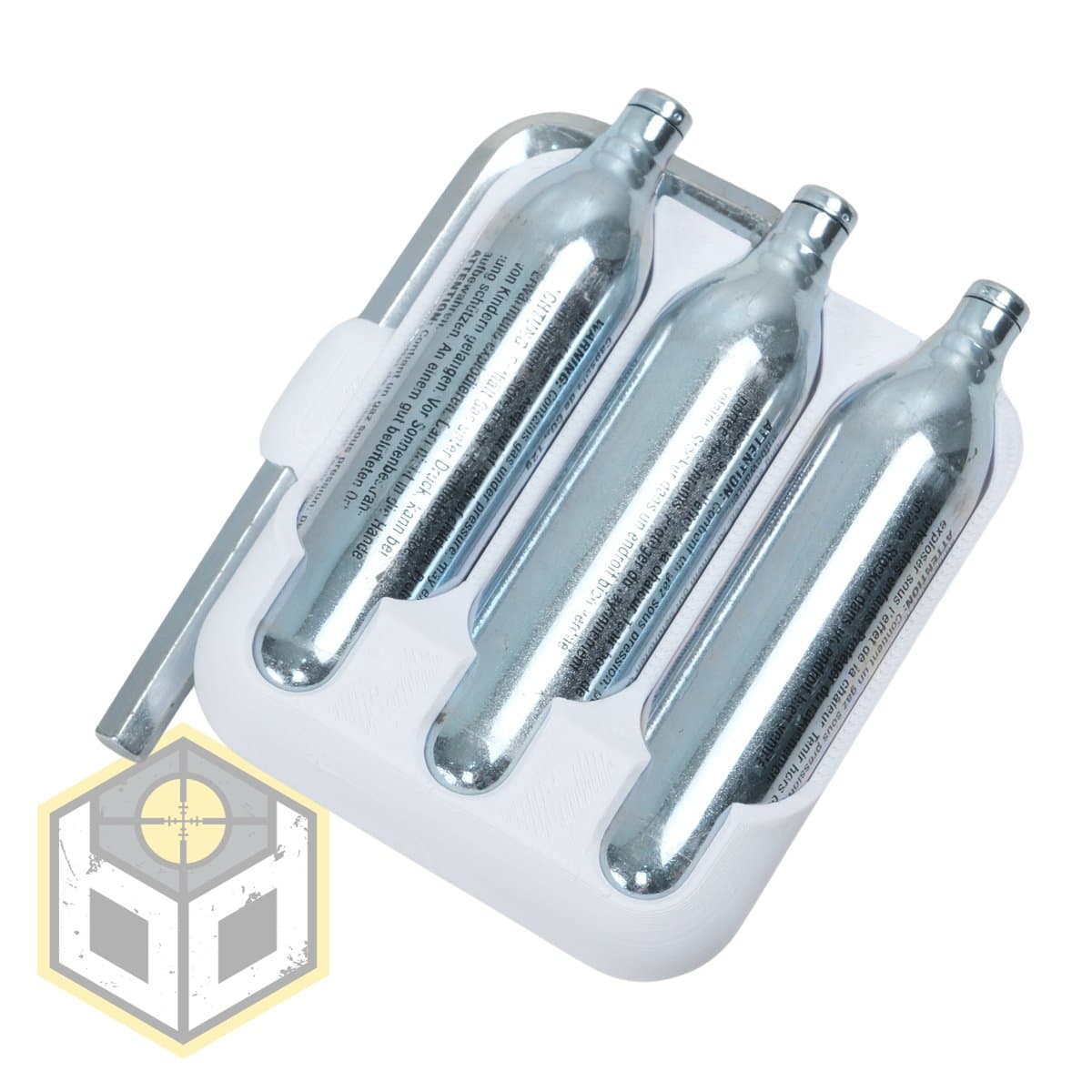 Edition White 12g Co2 Cartridge and Hex Key Holder 3 (CO3W) 044