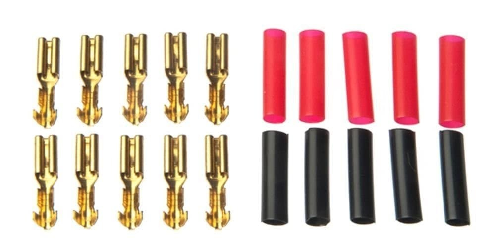 Gold Plated Metal Connectors x 5 Pairs – Discontinued