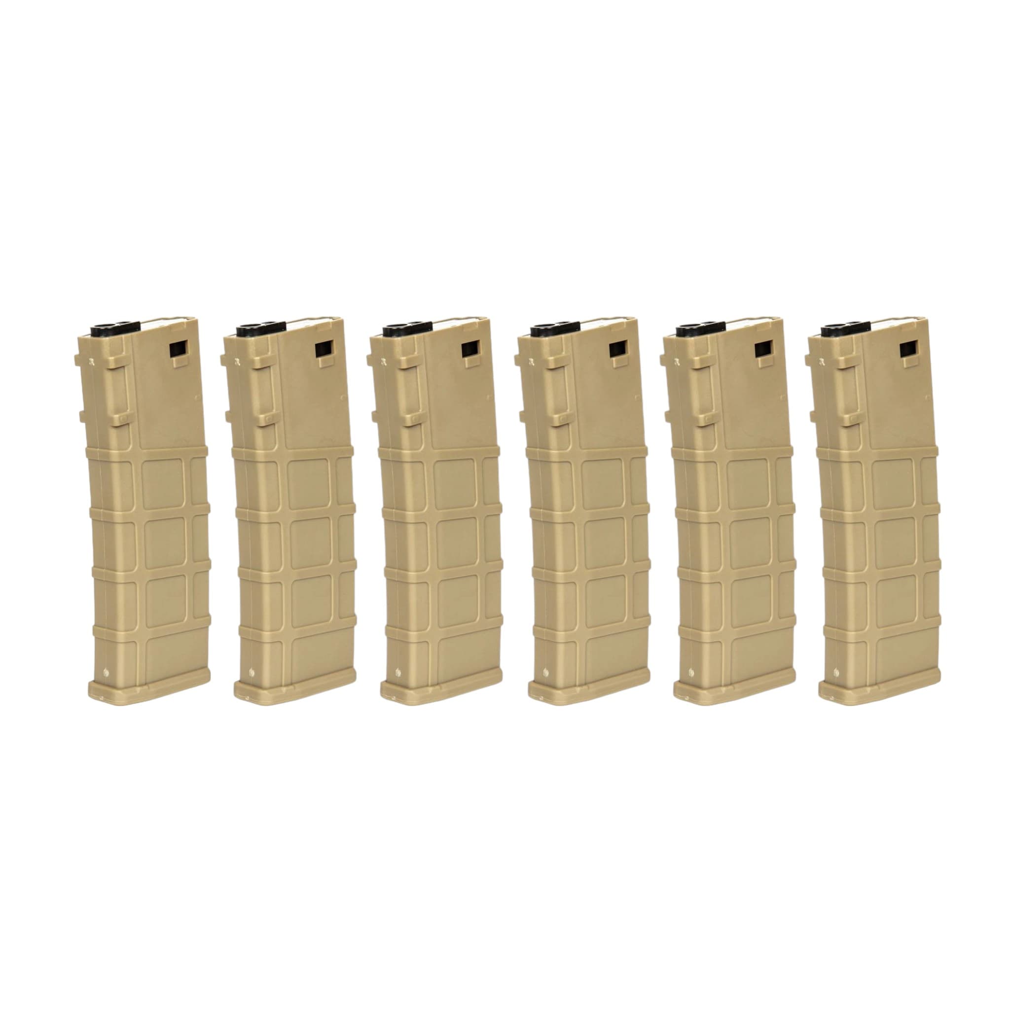 Set of 6 Real-Cap magazine for M4 and M16 Replicas