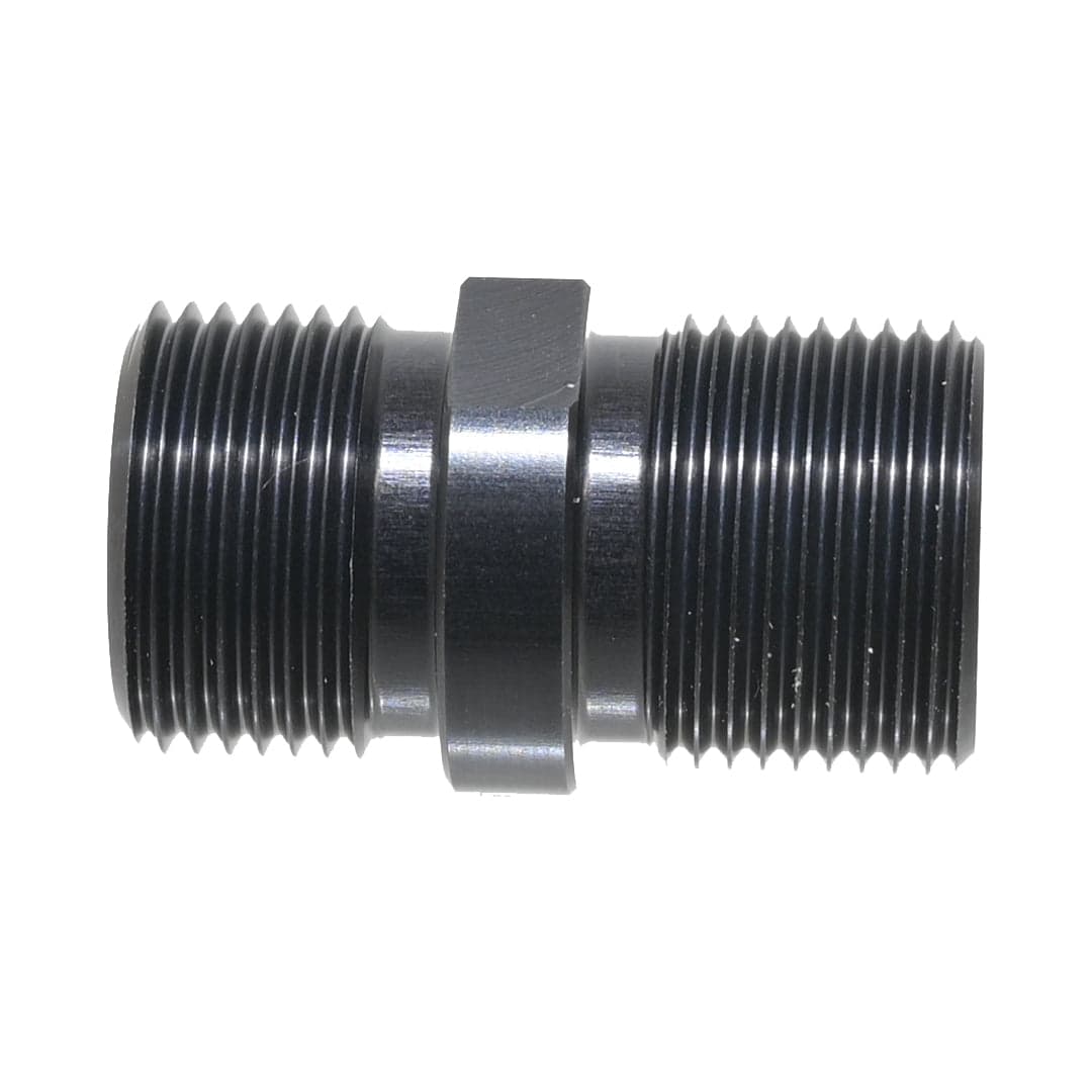 CNC Machined 14mm CCW Male - 14mm CCW Male Thread Adapter