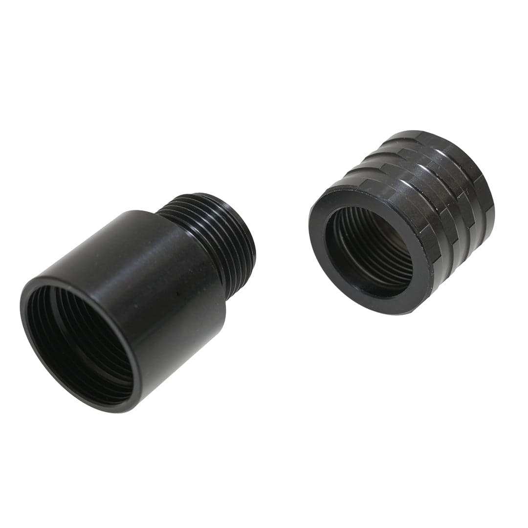 CNC Machined 16mm to 14mm CCW Thread Adapter & 16mm Thread Protector Pack