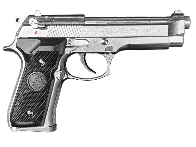 M9 Gas Blowback Pistol (Silver – GGB-9606S) — image 2