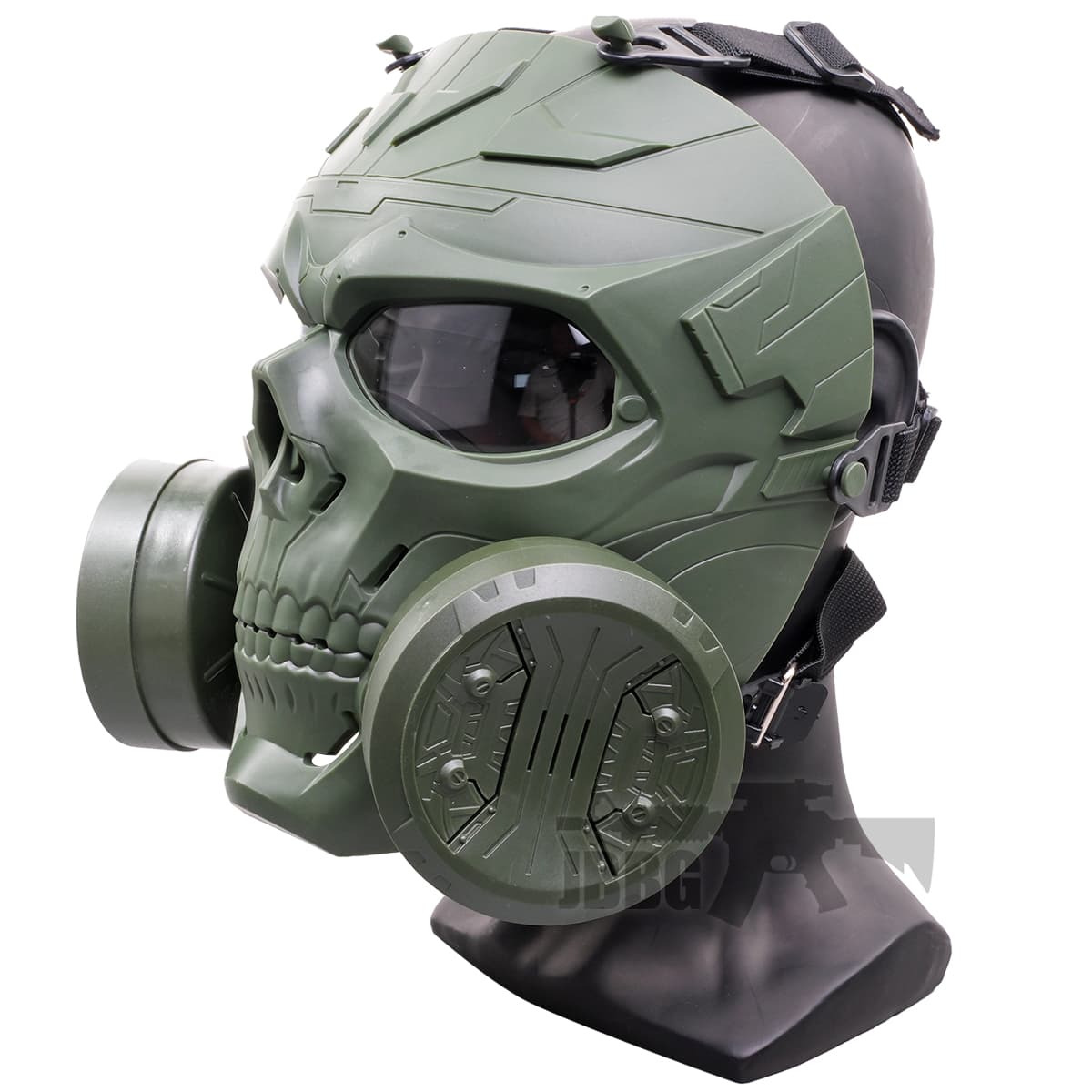 M10 Airsoft Full Face Protection Gas Mask with Anti Fog Fans — image 2