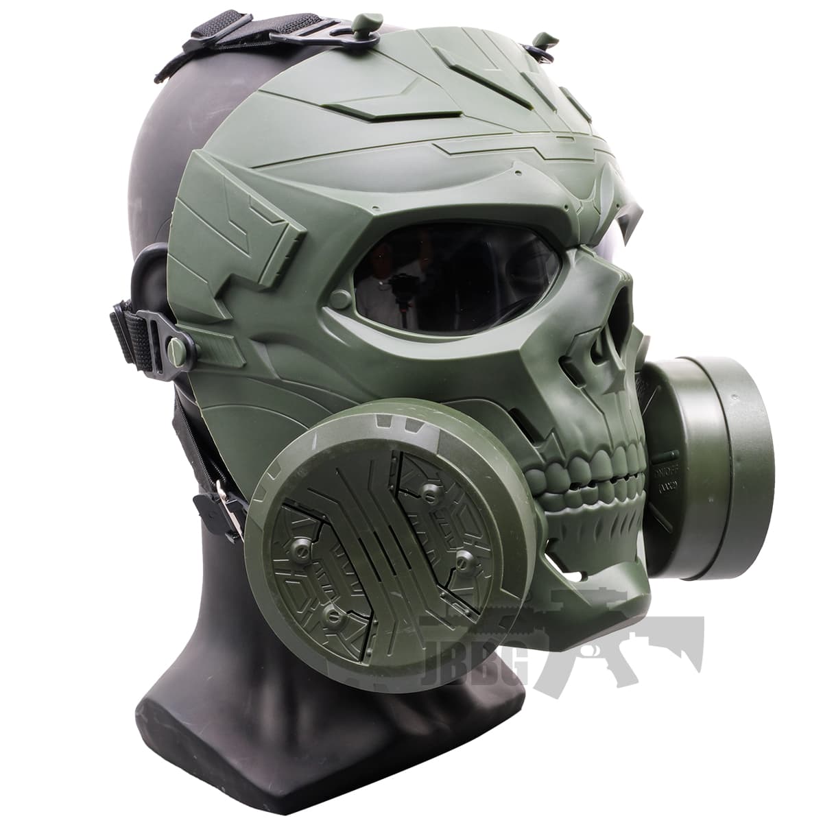 M10 Airsoft Full Face Protection Gas Mask with Anti Fog Fans — image 3