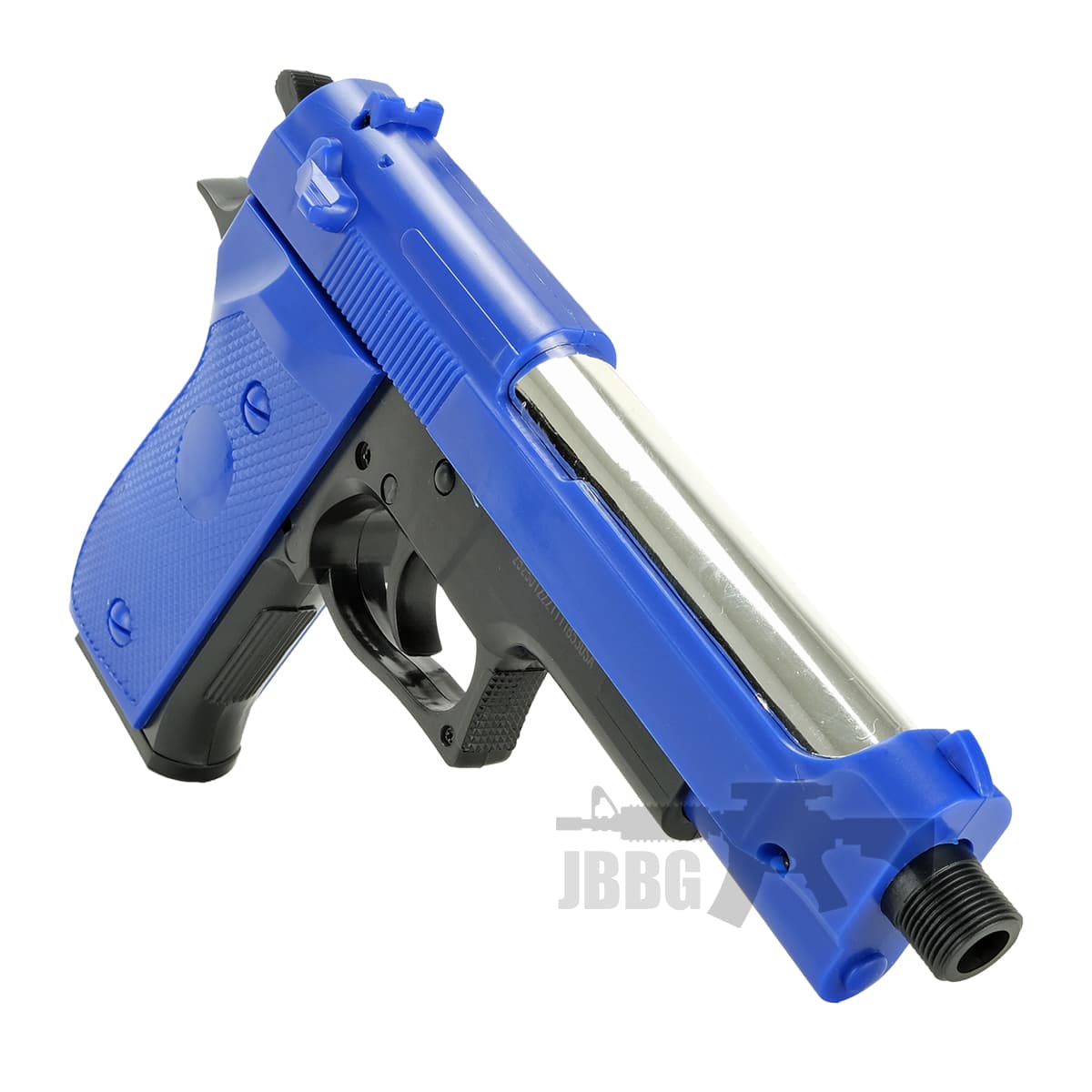 Airsoft Pistol with Silencer Blue — image 3