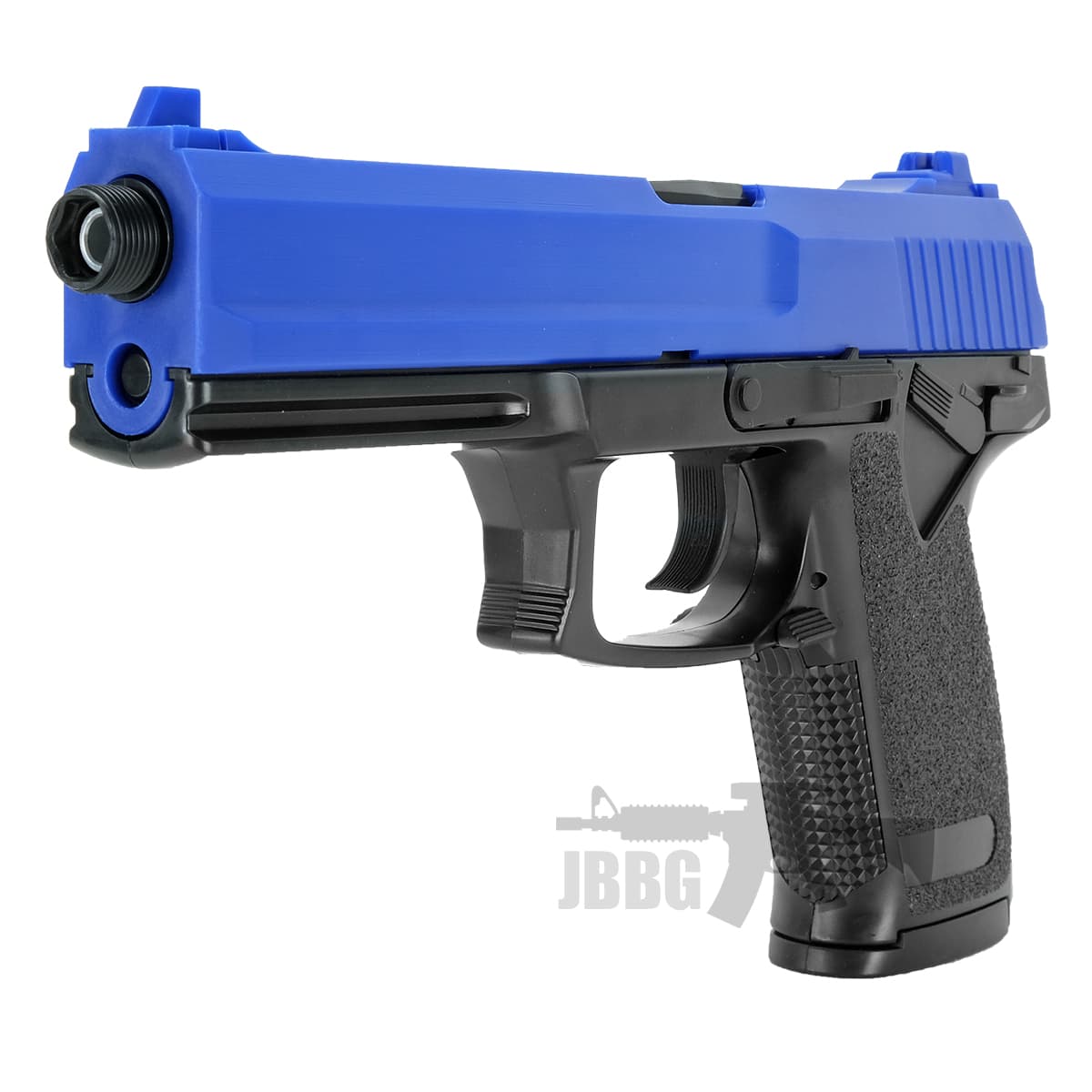 Spring BB Pistol with Silencer Blue — image 2
