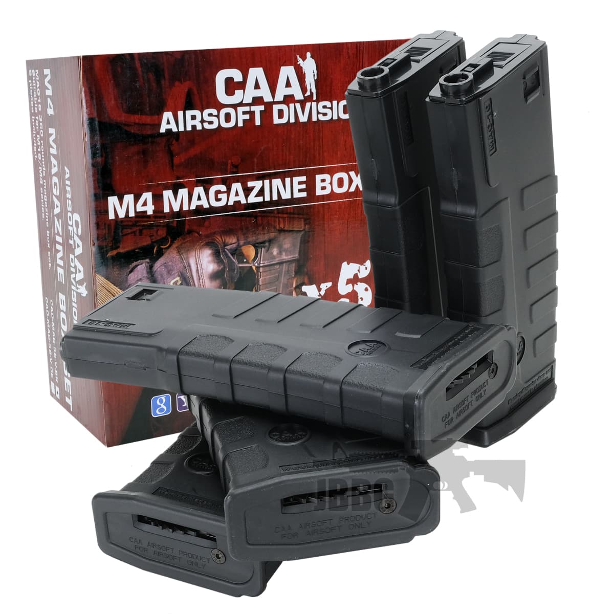 Hi-Cap Magazine Box Set CAA Airsoft Division X5 360 Rounds