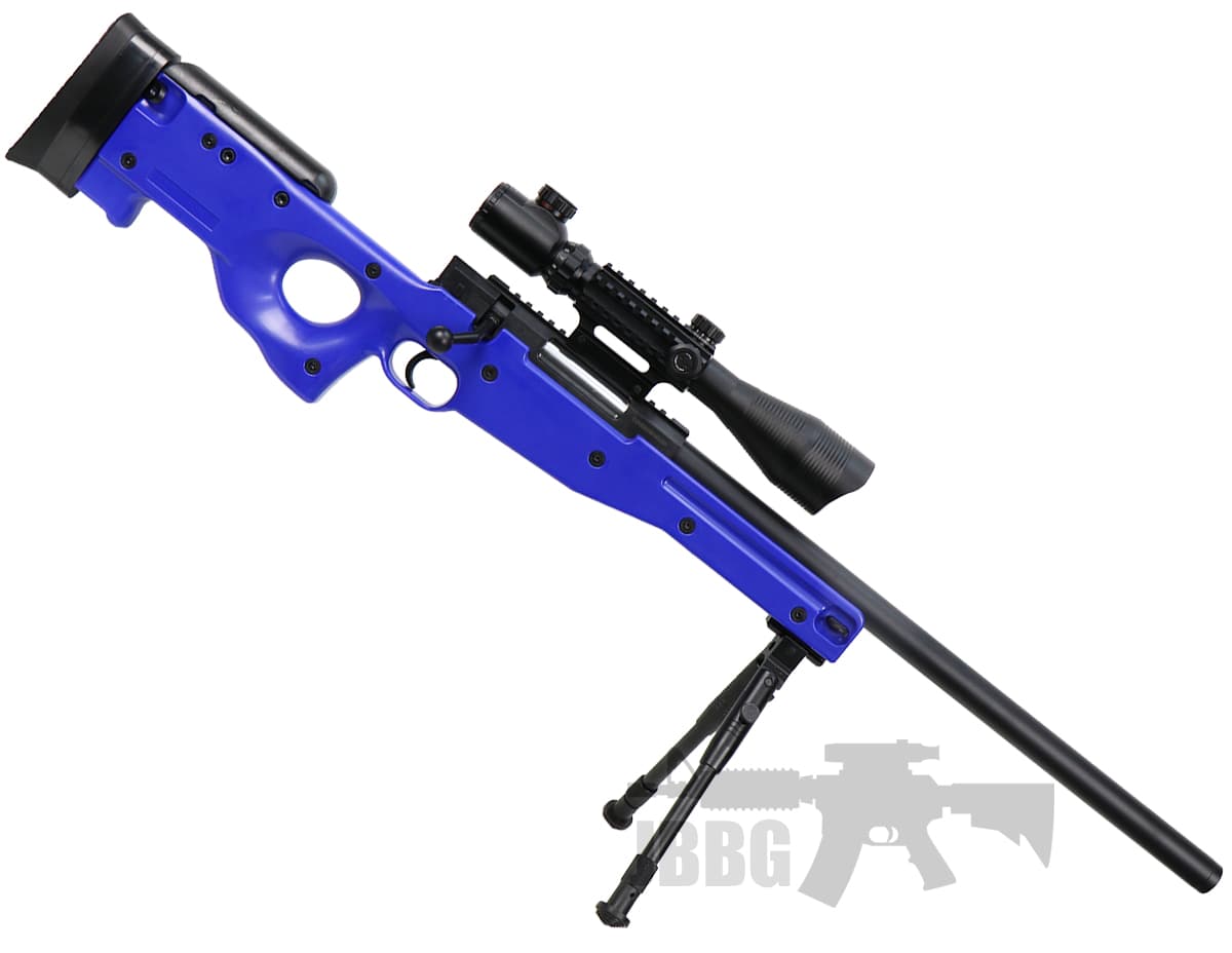 Airsoft Sniper Rifle Blue — image 3