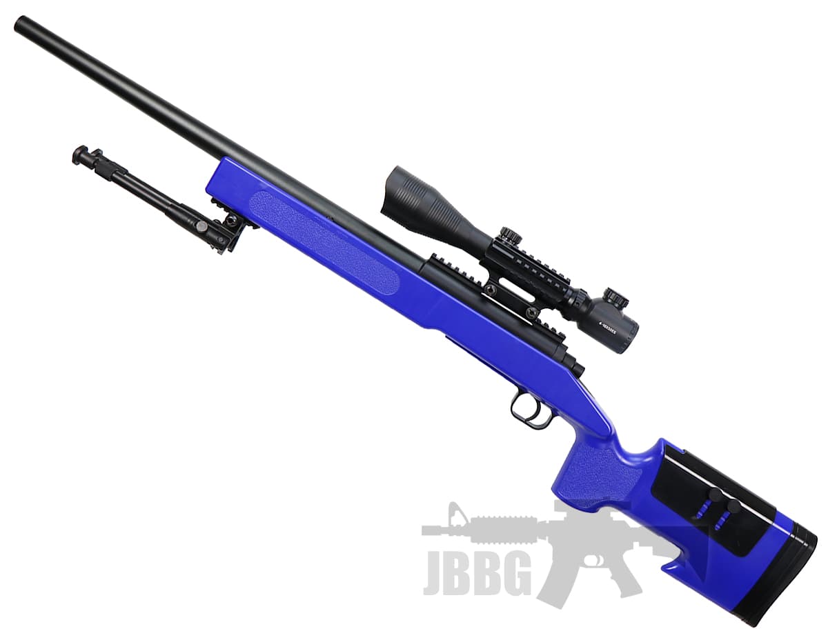 Airsoft Sniper Rifle Blue — image 3