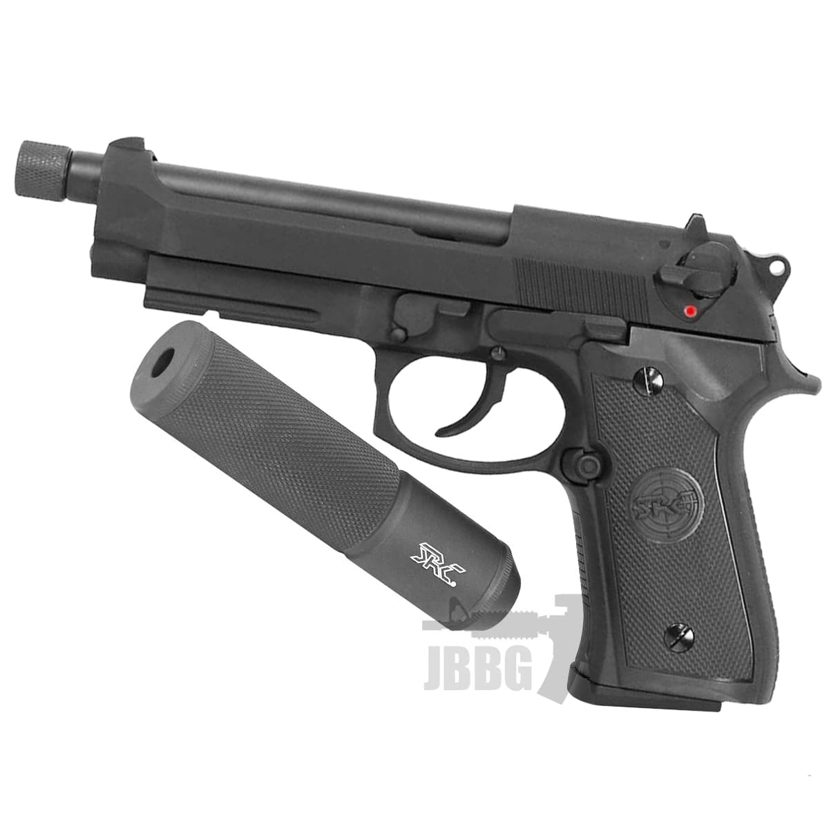 SR92 X2 Co2 Airsoft Pistol with Silencer