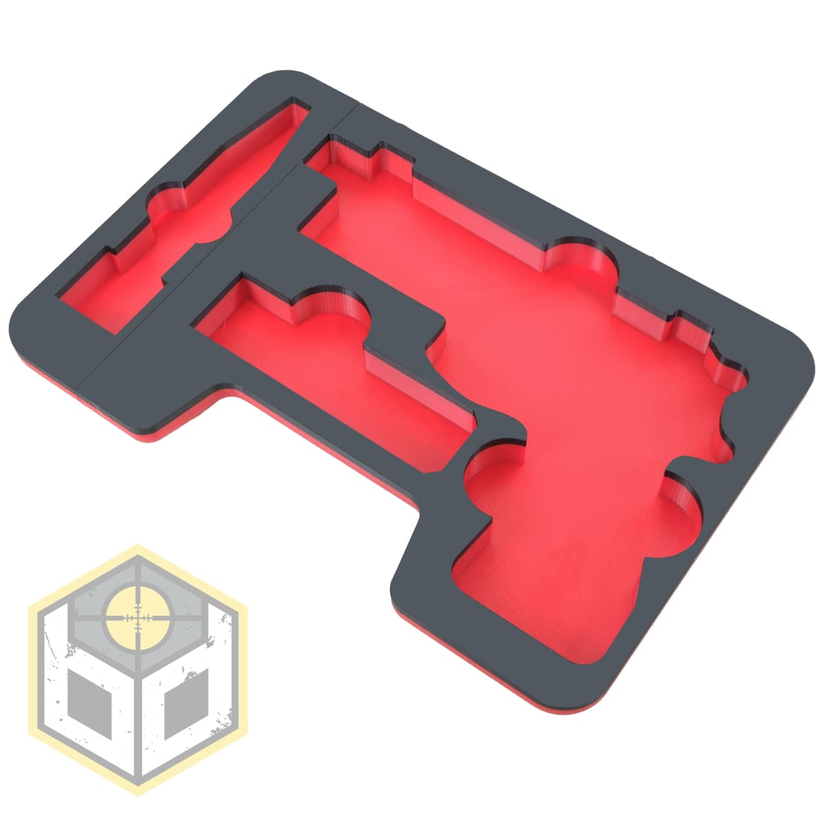 Tactical Pistol Case Insert for SRC and Trimex Arms Hard Case Red (M92T) 049