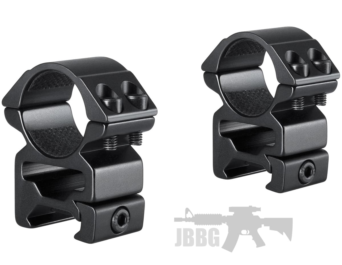 MOUNT 1″ (2 PIECE WEAVER HIGH)