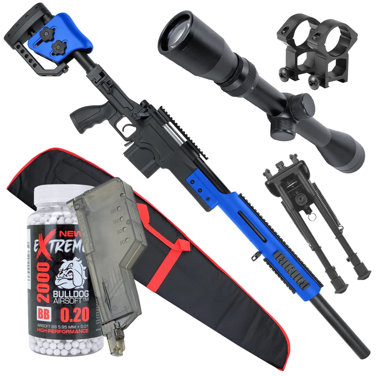 Blue Bundle Offer Airsoft Sniper Rifle Special Offer