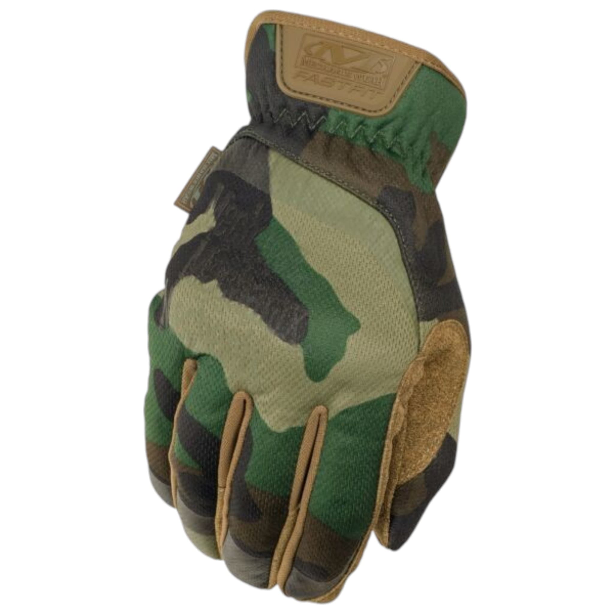 FastFit Gloves – Woodland Camo-XXL