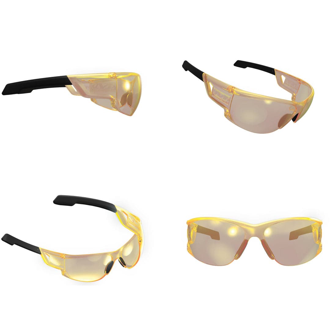 Tactical Type-N Safety Glasses Amber Frame Amber Lens — image 3