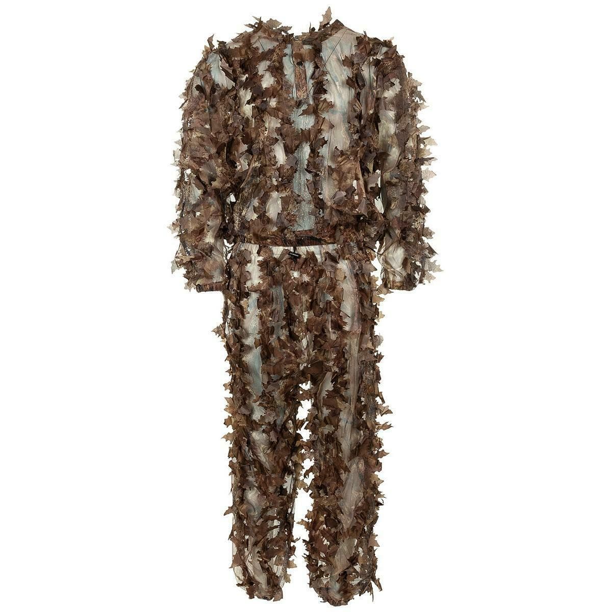 3D Camo Ghillie Suit Leaves 3-Piece Hunter Brown