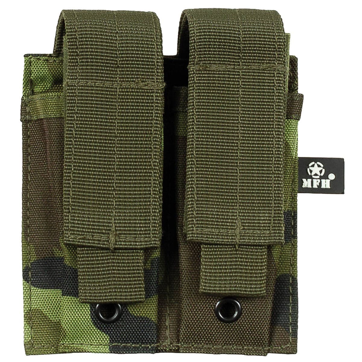 Airsoft Double Pistol Magazine Pouch Czech M95 Camo