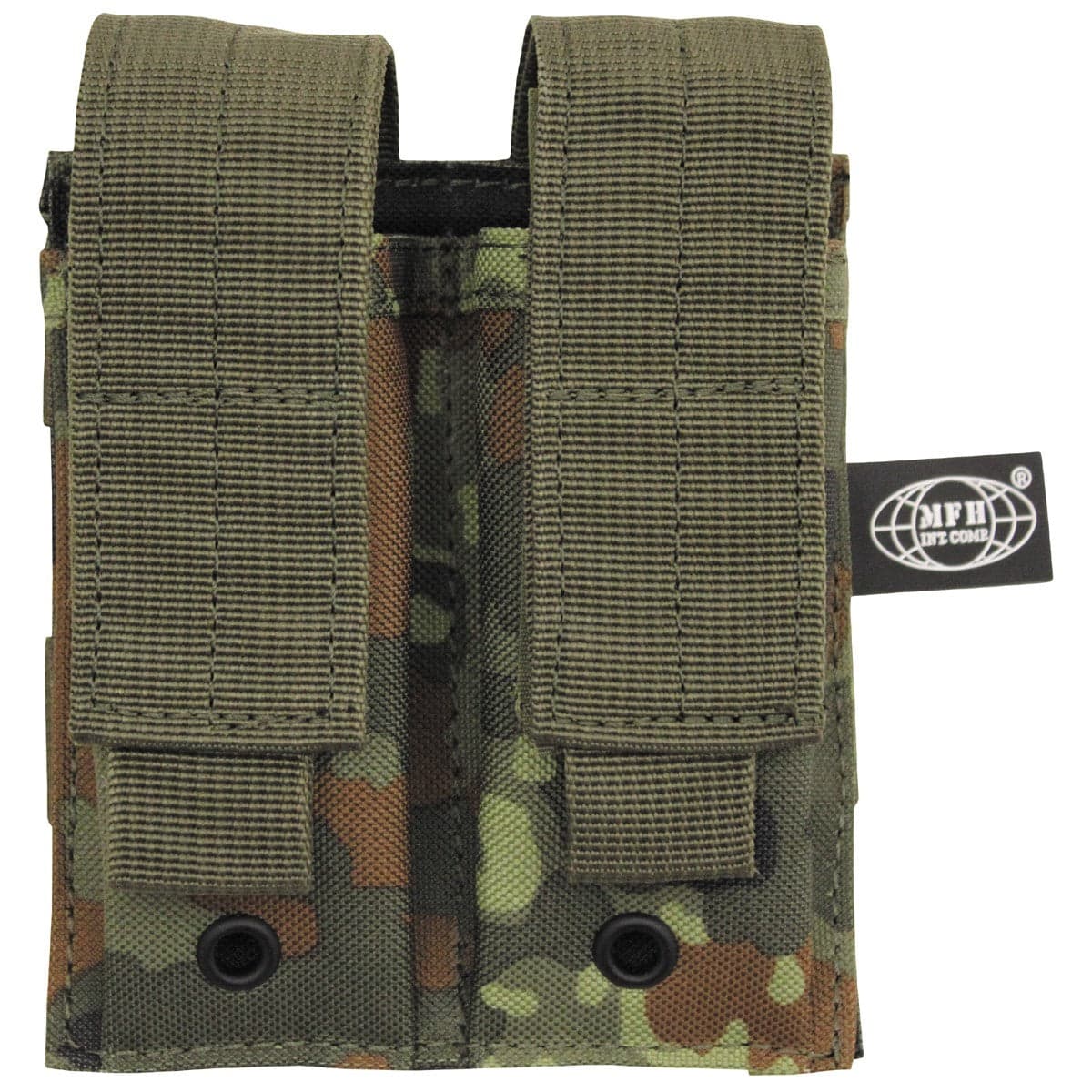 Airsoft Double Pistol Magazine Pouch Flecktarn