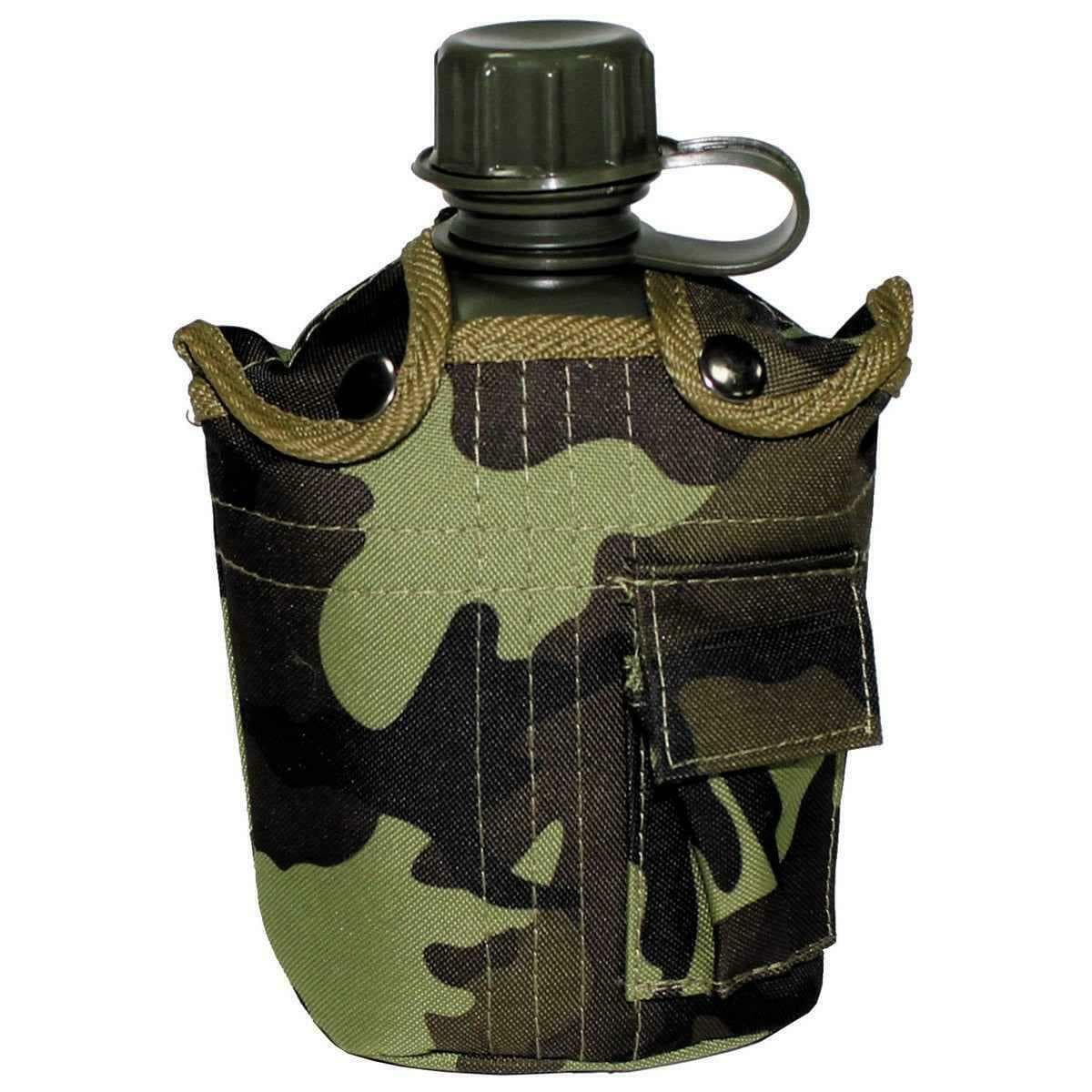 Army Style Water Bottle Canteen Czech M95 Camo