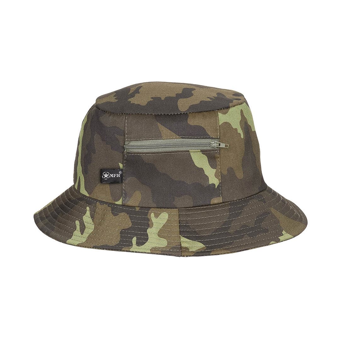 Bush Hat with Boonie Small Side Pocket CZ Camo