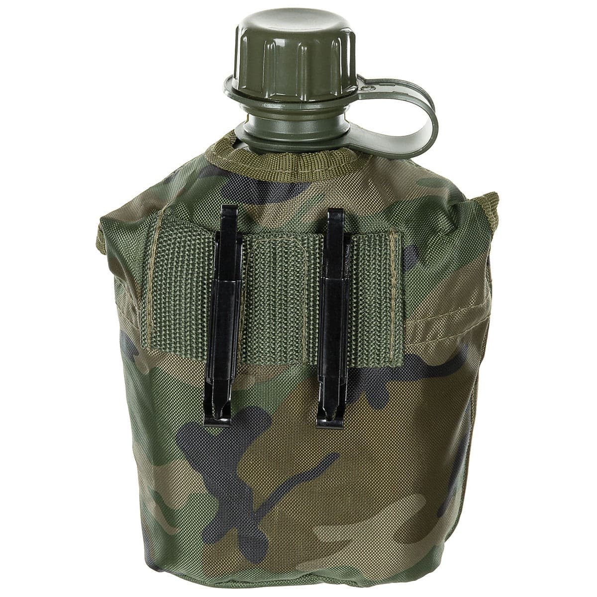 Canteen Water Bottle 1ltr Woodland Camo — image 2