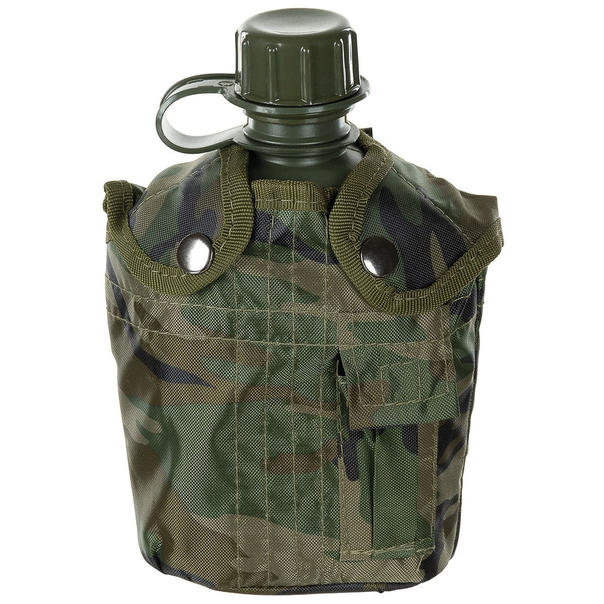 Canteen Water Bottle 1ltr Woodland Camo