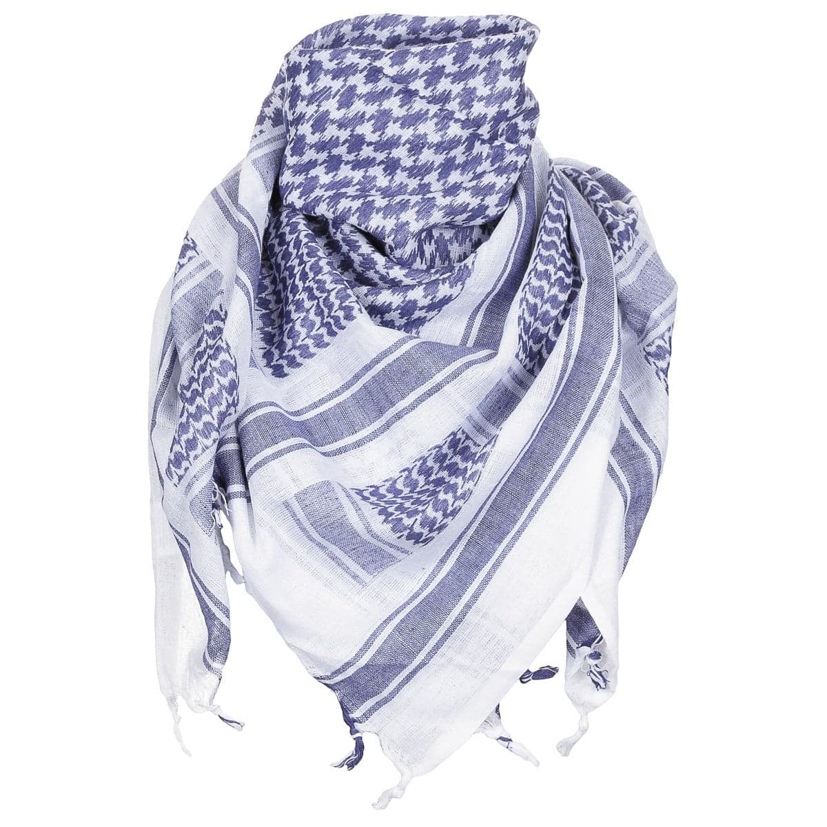 Classic Shemagh Scarf Blue / White