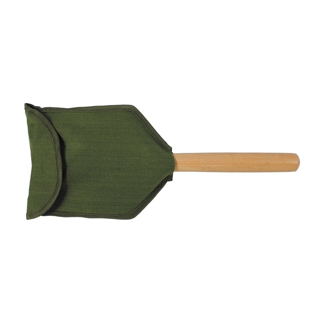 Deluxe Folding Spade with Carrying Case Wooden Handle — image 2