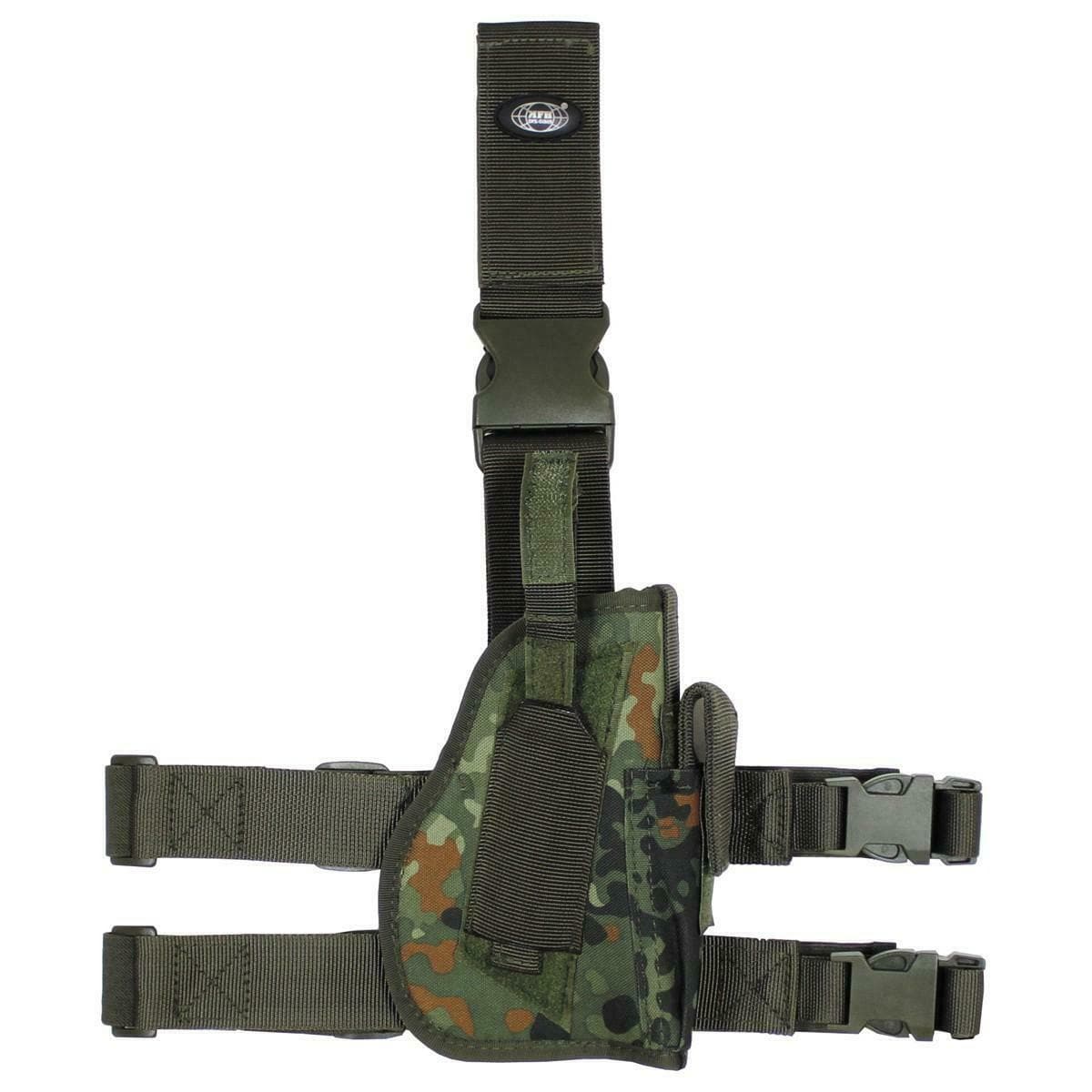 Drop Leg Pistol Holster Flecktarn